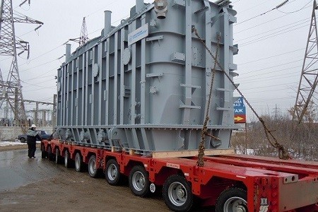 перевозка трансформатора тралом
