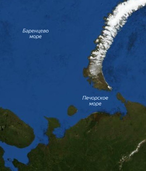 Северный морской путь на карте
