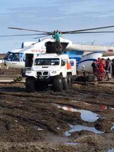доставка вездеходом ТРЭКОЛ в Сабетту