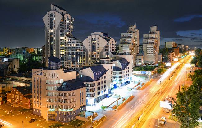 Барнаул ночью