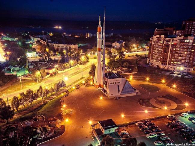 Самара ночью